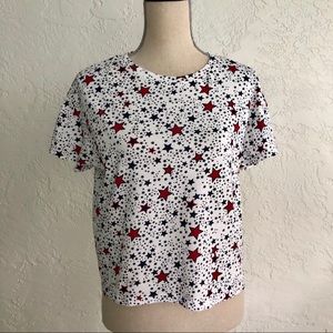 Zara Trafaluc Patriotic Top - Small
